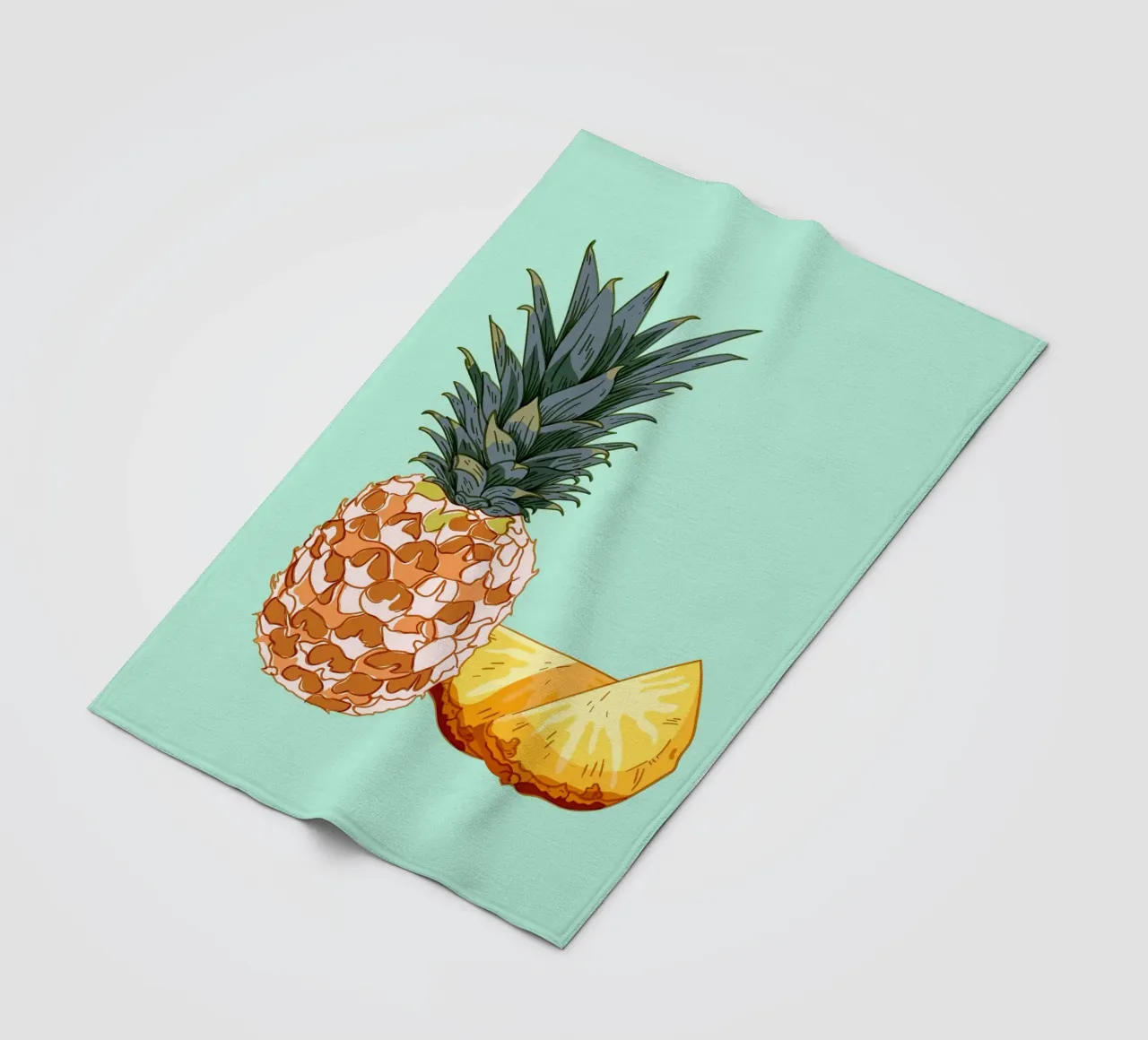 Cibo a base di frutta Ananas coperta in pile da Sven B Strauss