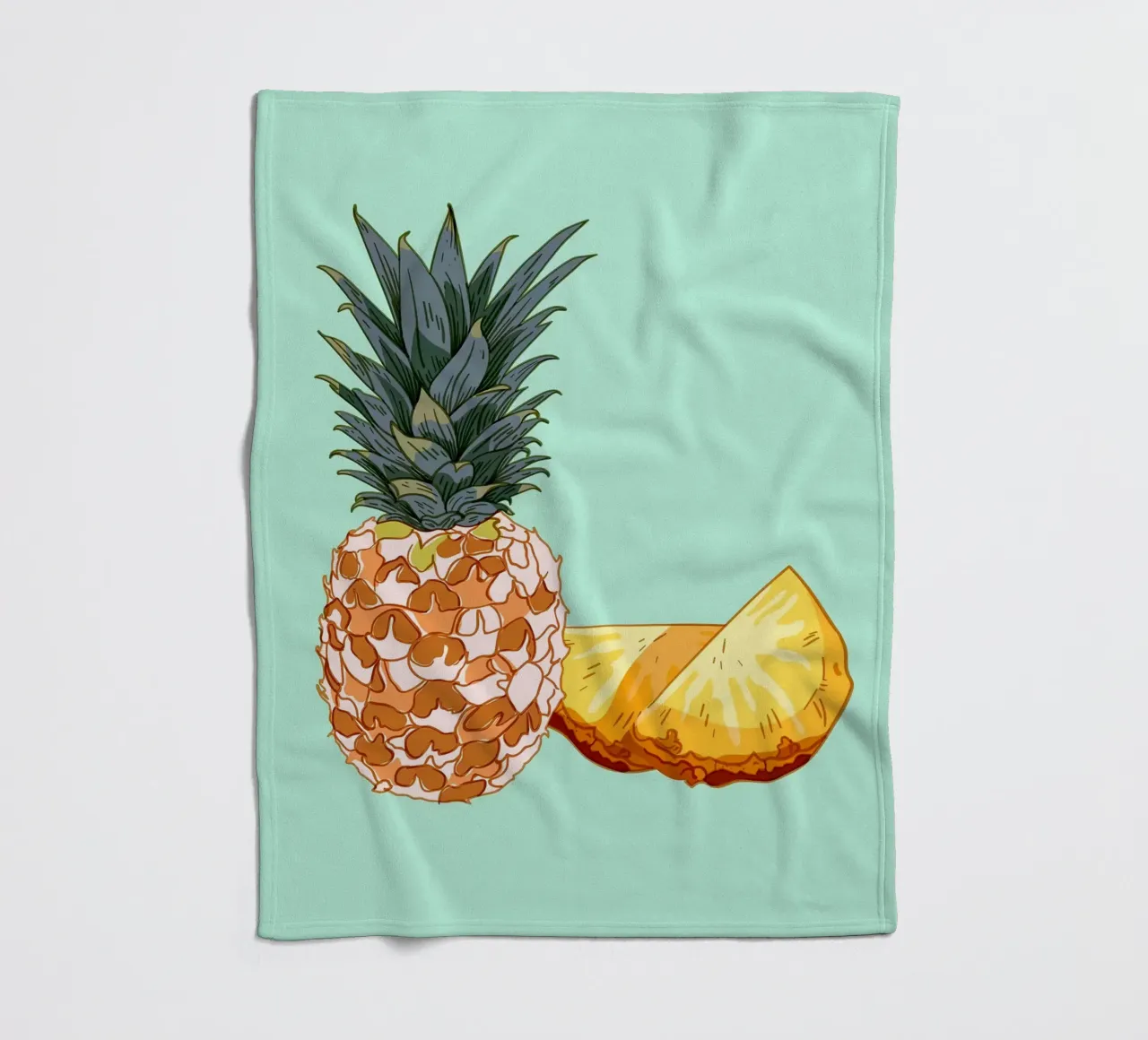 Cibo a base di frutta Ananas coperta in pile da Sven B Strauss