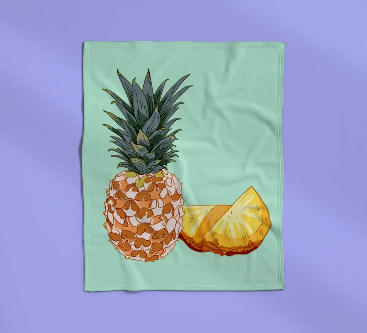 Cibo a base di frutta Ananas coperta in pile da Sven B Strauss