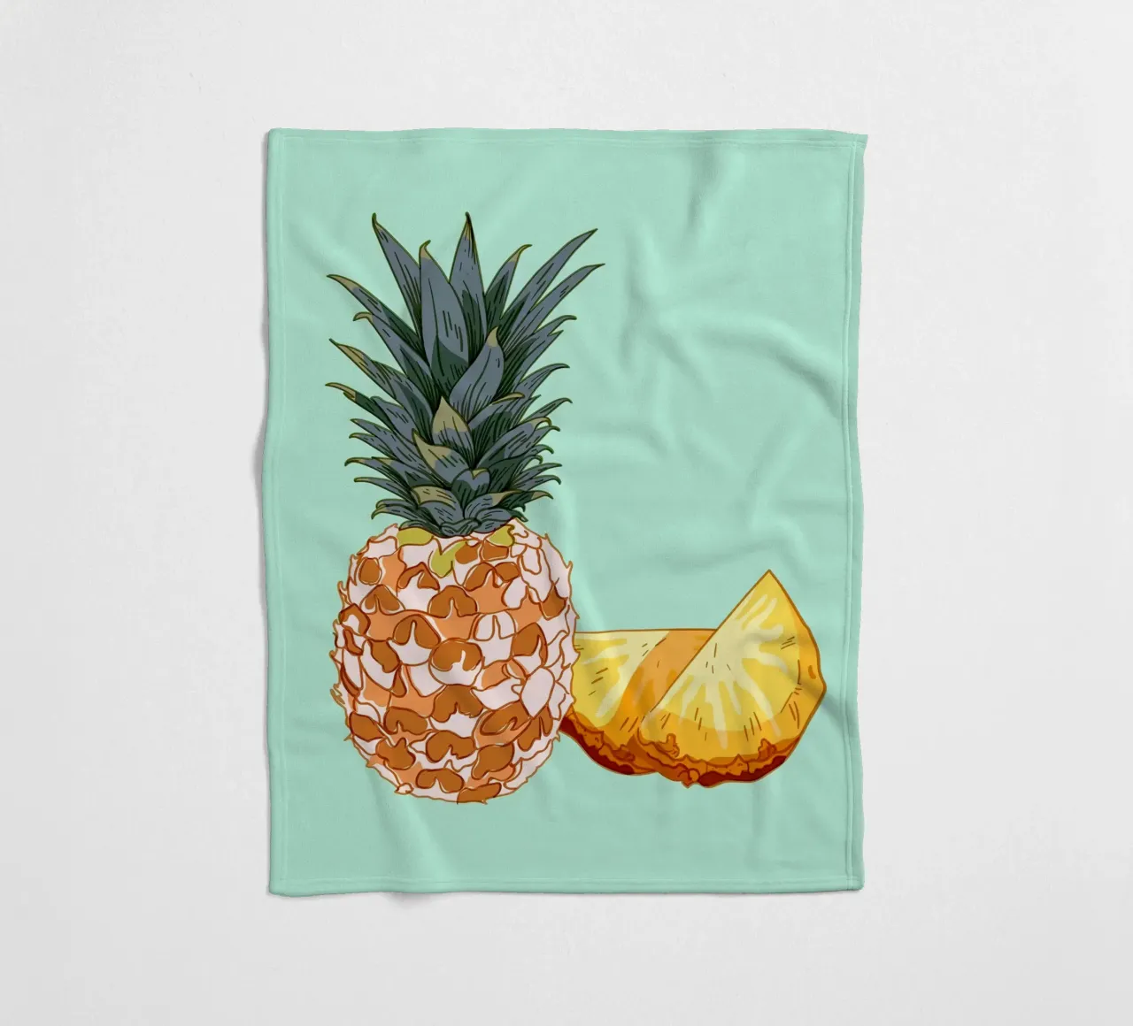 Cibo a base di frutta Ananas coperta in pile da Sven B Strauss