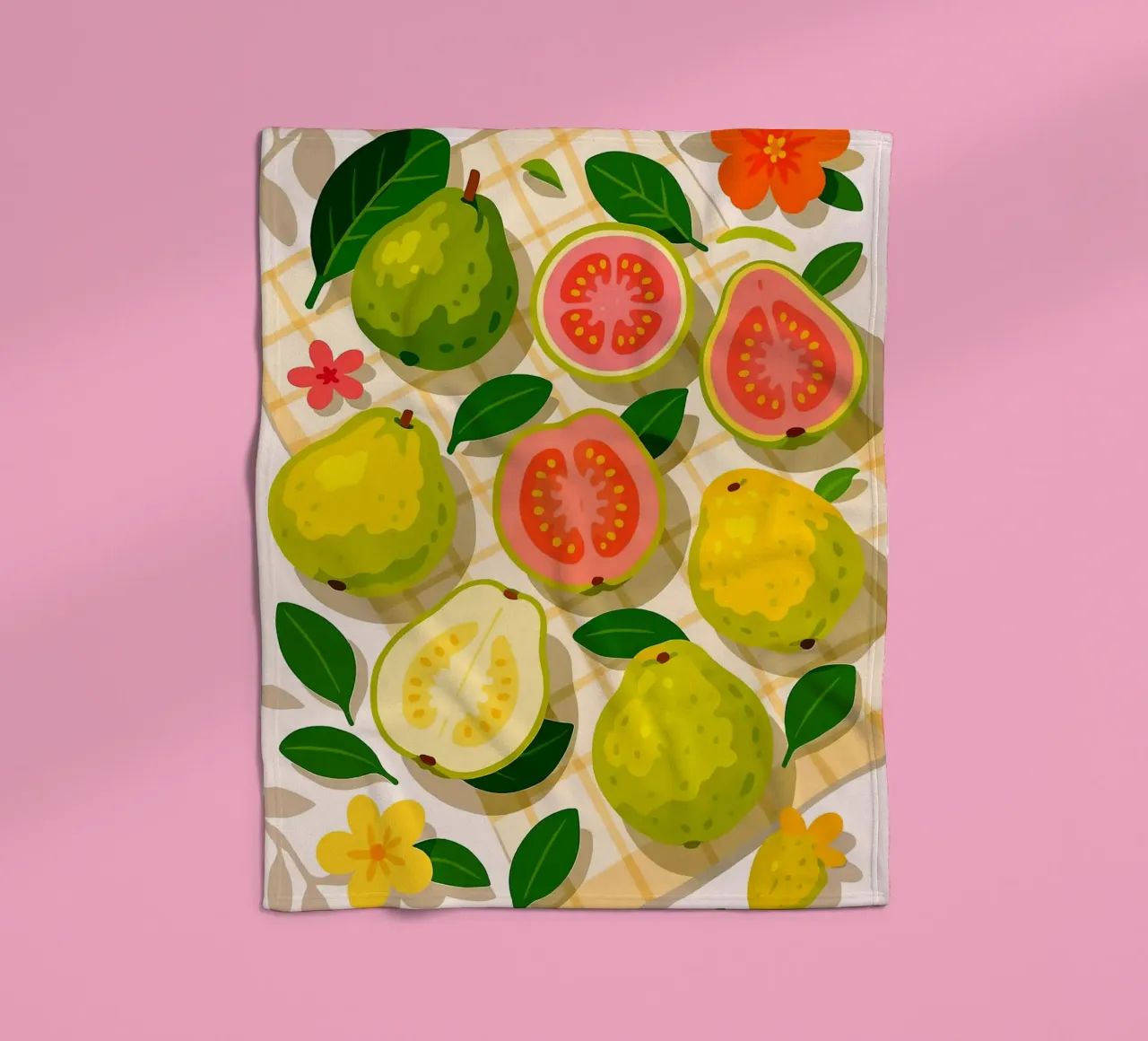 Guava - Una tavola stilizzata coperta in pile da Sven B Strauss