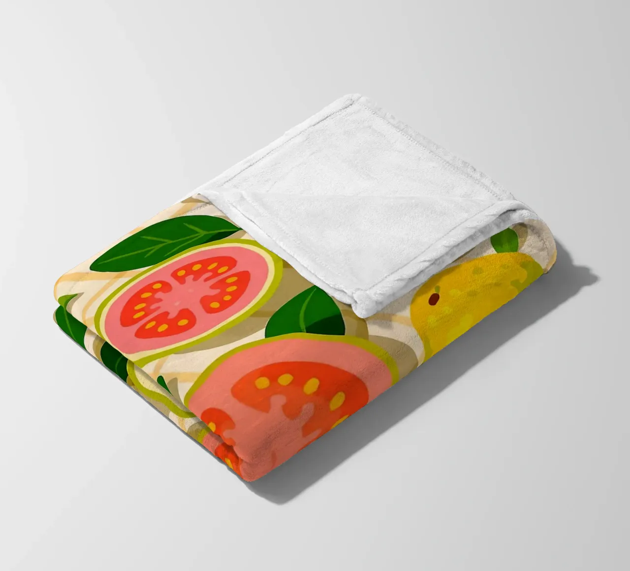 Guava - Una tavola stilizzata coperta in pile da Sven B Strauss
