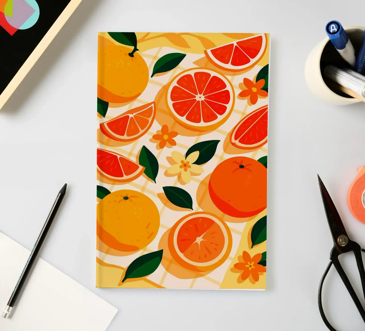 Grapefruit – A Stylized Tablescape notebook by Sven B Strauss