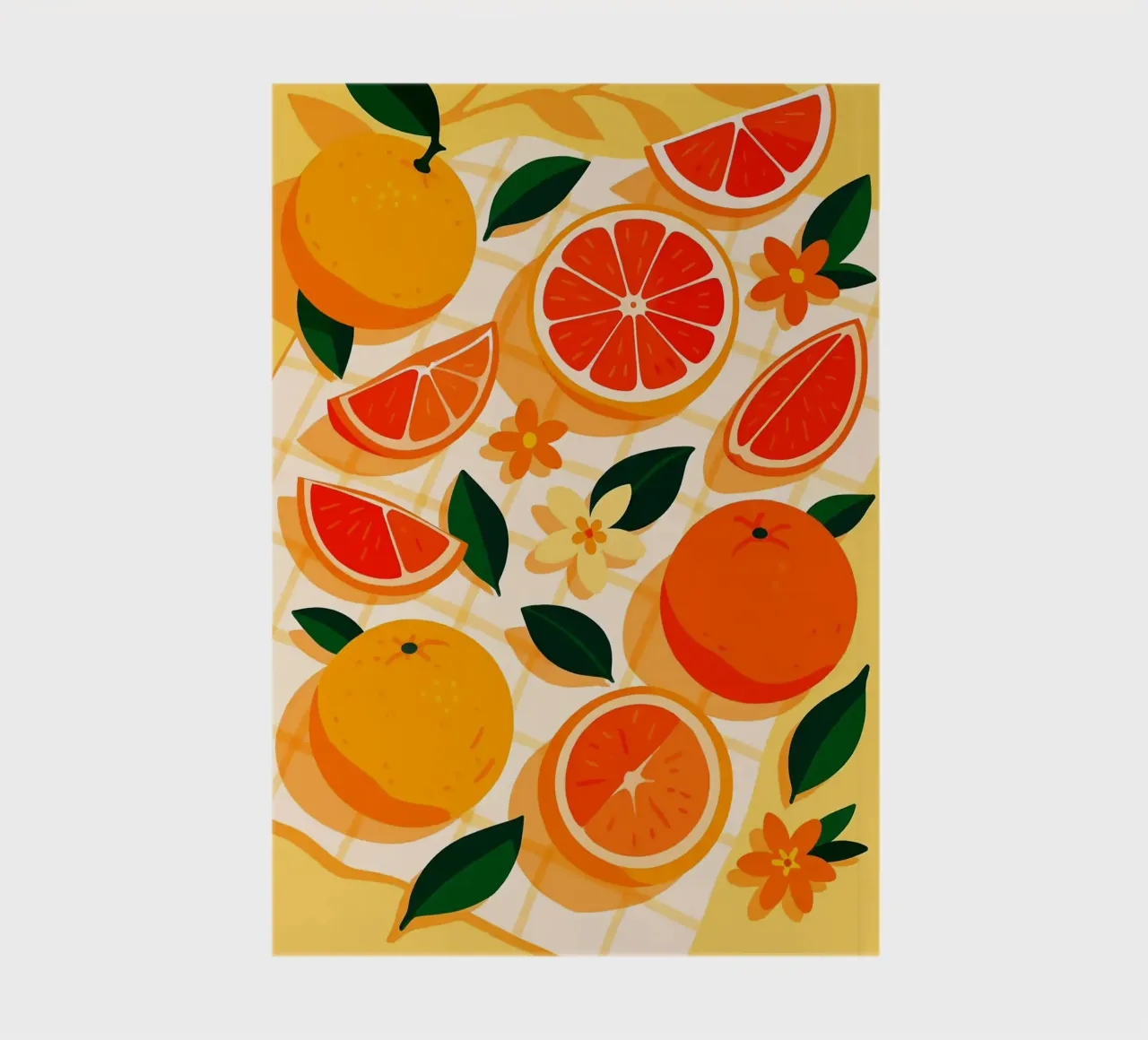 Grapefruit – A Stylized Tablescape notebook by Sven B Strauss