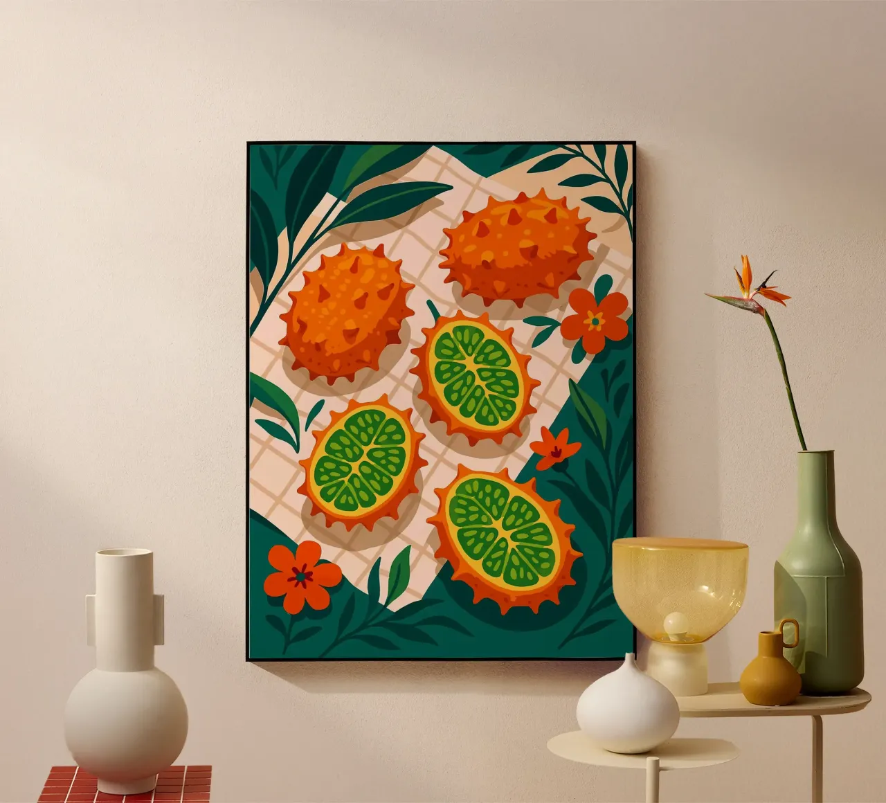 Melón con cuernos - Una mesa con estilo metacrilato de Sven B Strauss