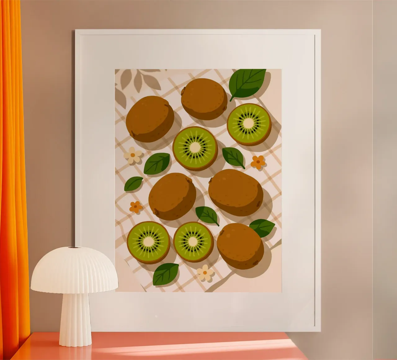 Kiwi - Una tavola stilizzata poster da Fletcher M Henry