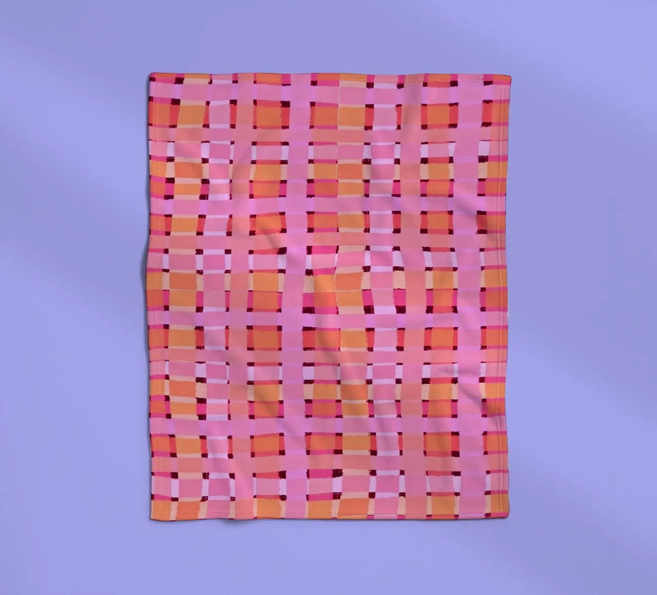 Pattern No 9 Fleecedecke von treechild