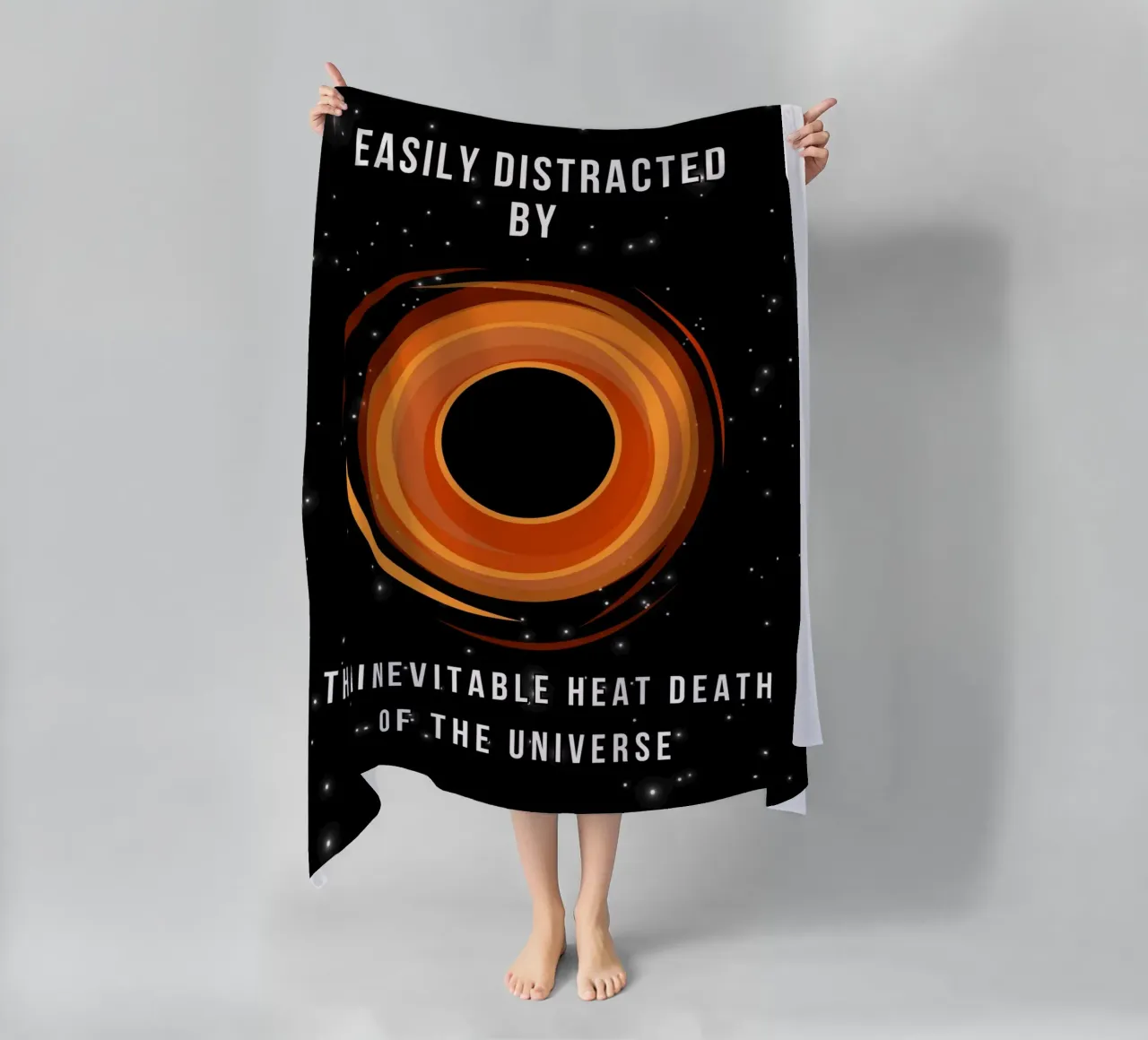 Easily Distracted by the Heat Death of the Universe telo mare da Melty Shirts