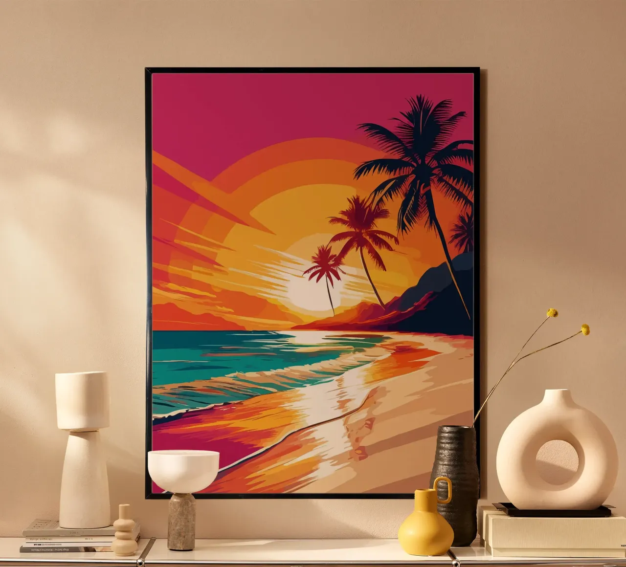 Tramonto glamour poster da Leon B Feierabend