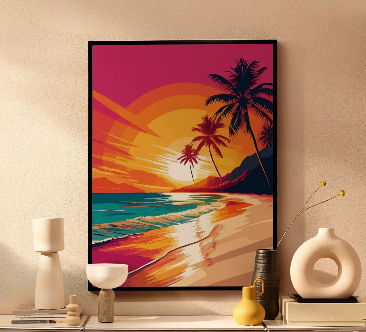 Tramonto glamour poster da Leon B Feierabend