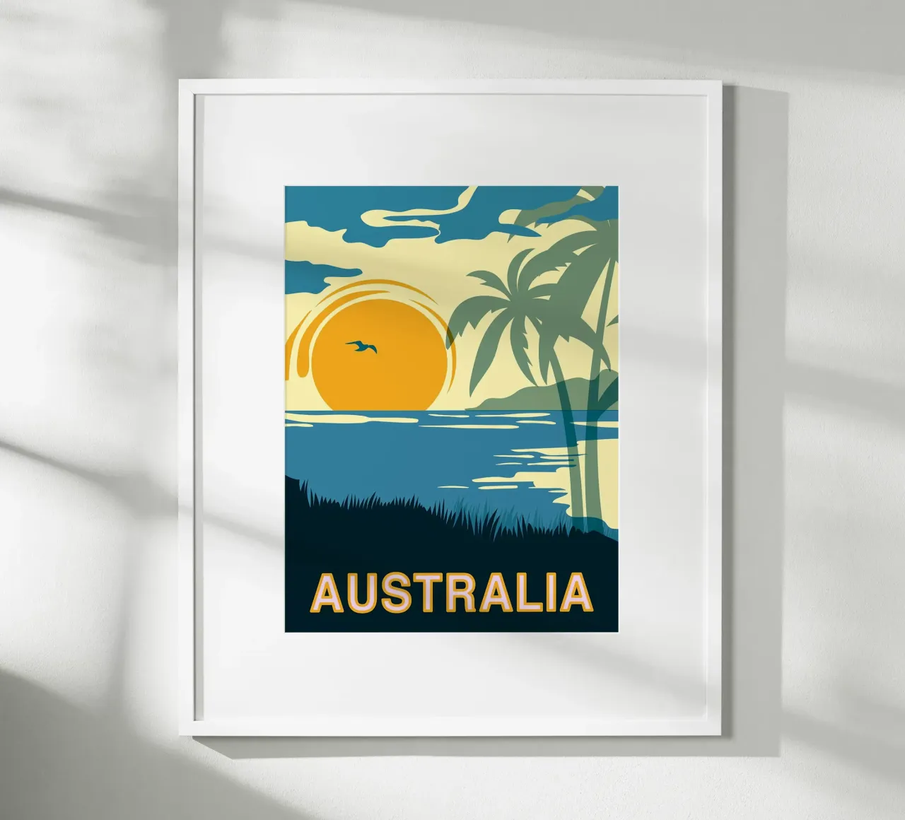 Arte vintage in Australia poster da Leon B Feierabend