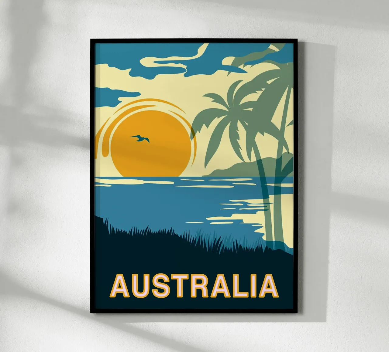 Arte vintage in Australia poster da Leon B Feierabend