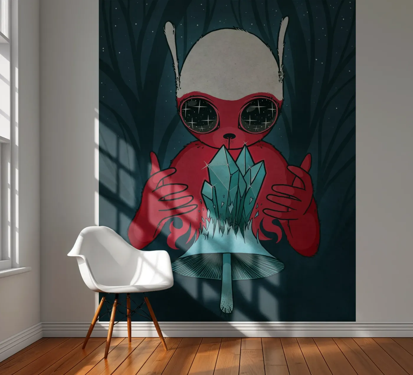 Crystal fotobehang van Kuba Gornowicz