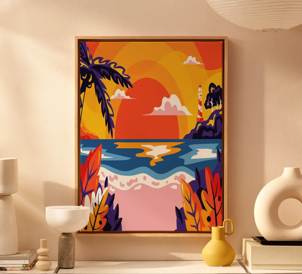Zoemer canvas met Baklijst van Leon B Feierabend