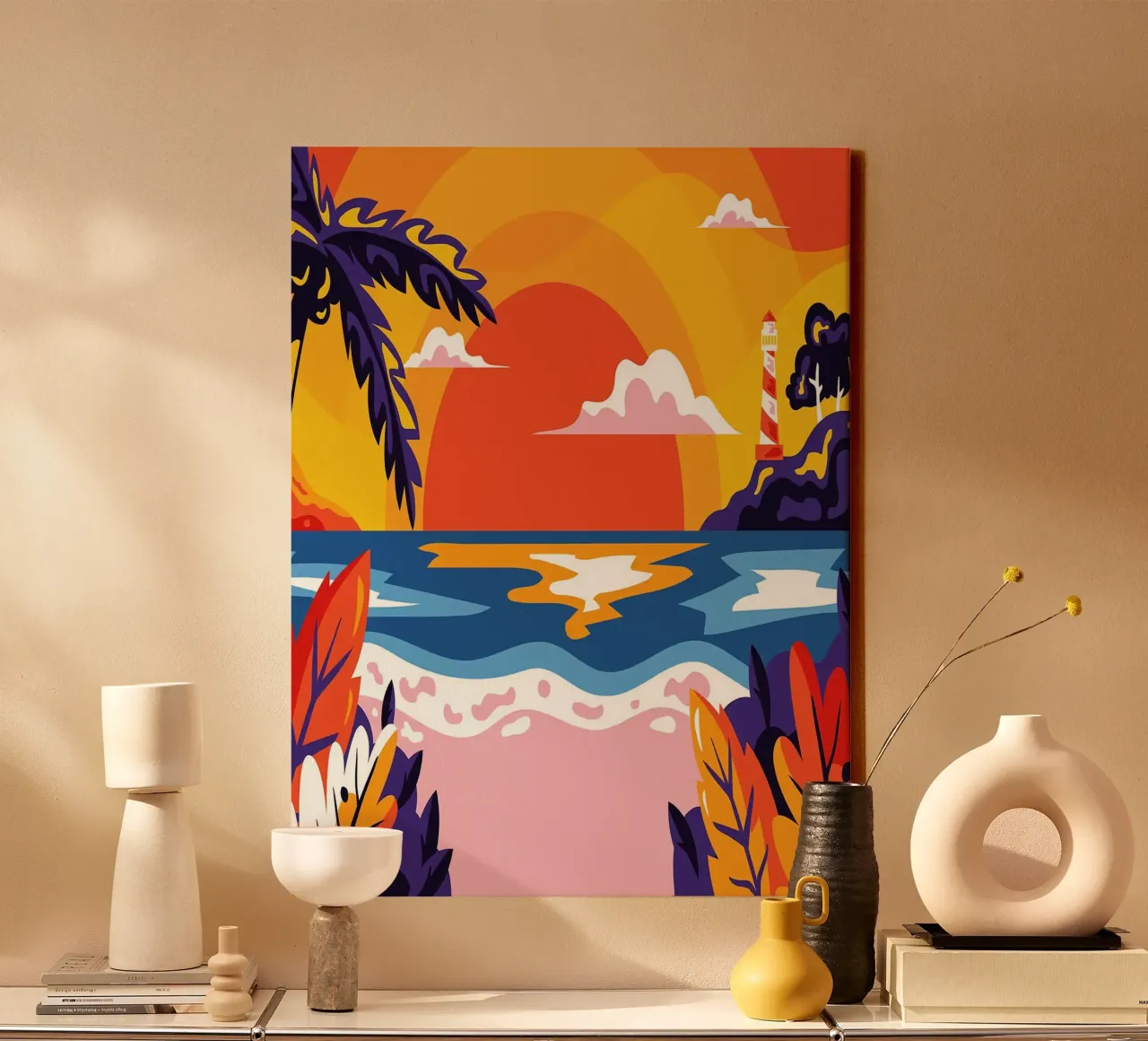 Zoemer canvas met Baklijst van Leon B Feierabend