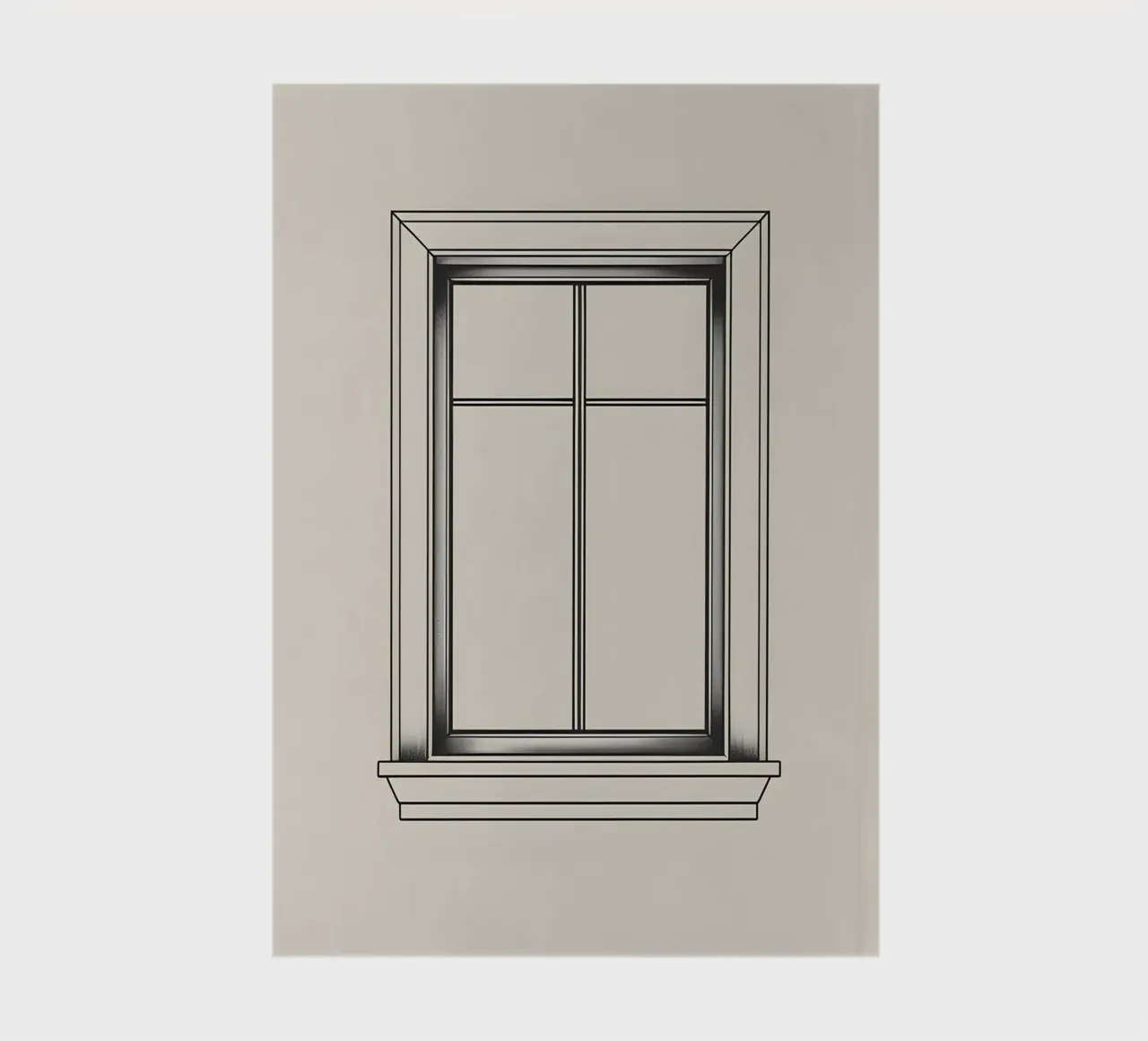 Window Frame notebook by Botanical Gallery