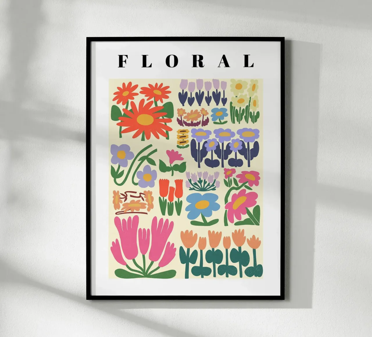 Stampa floreale poster da Leonard R Sadler