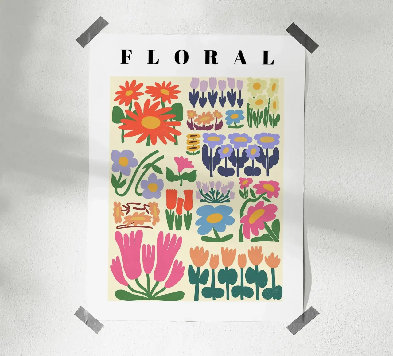 Stampa floreale poster da Leonard R Sadler