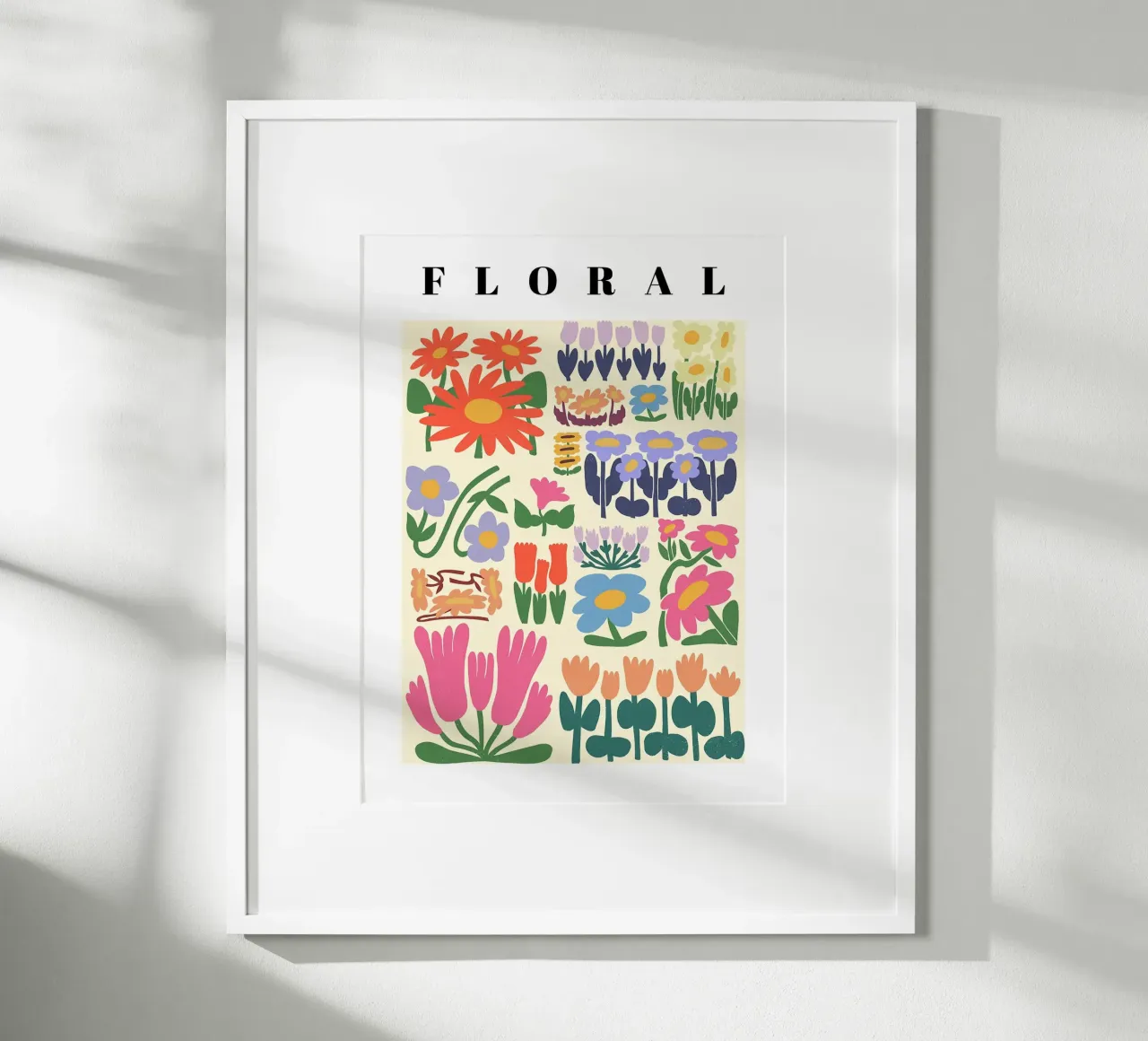 Stampa floreale poster da Leonard R Sadler