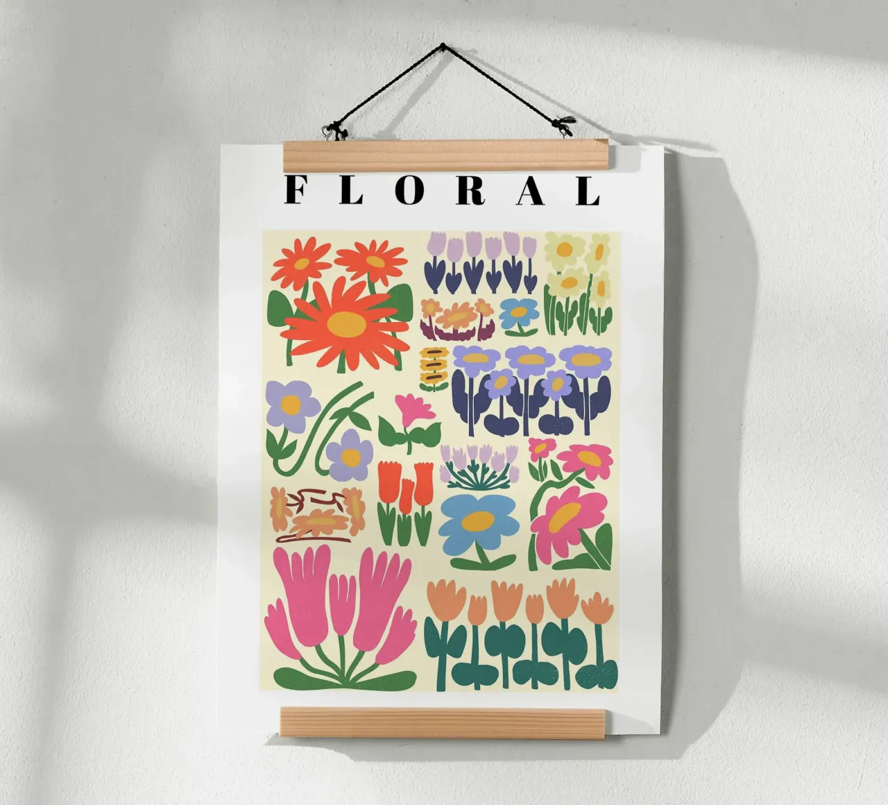 Stampa floreale poster da Leonard R Sadler