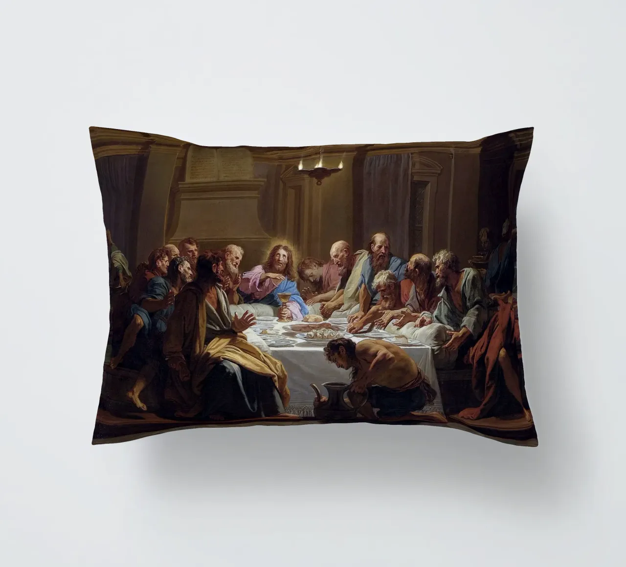 Last Supper 1704 cuscino da apoloprints