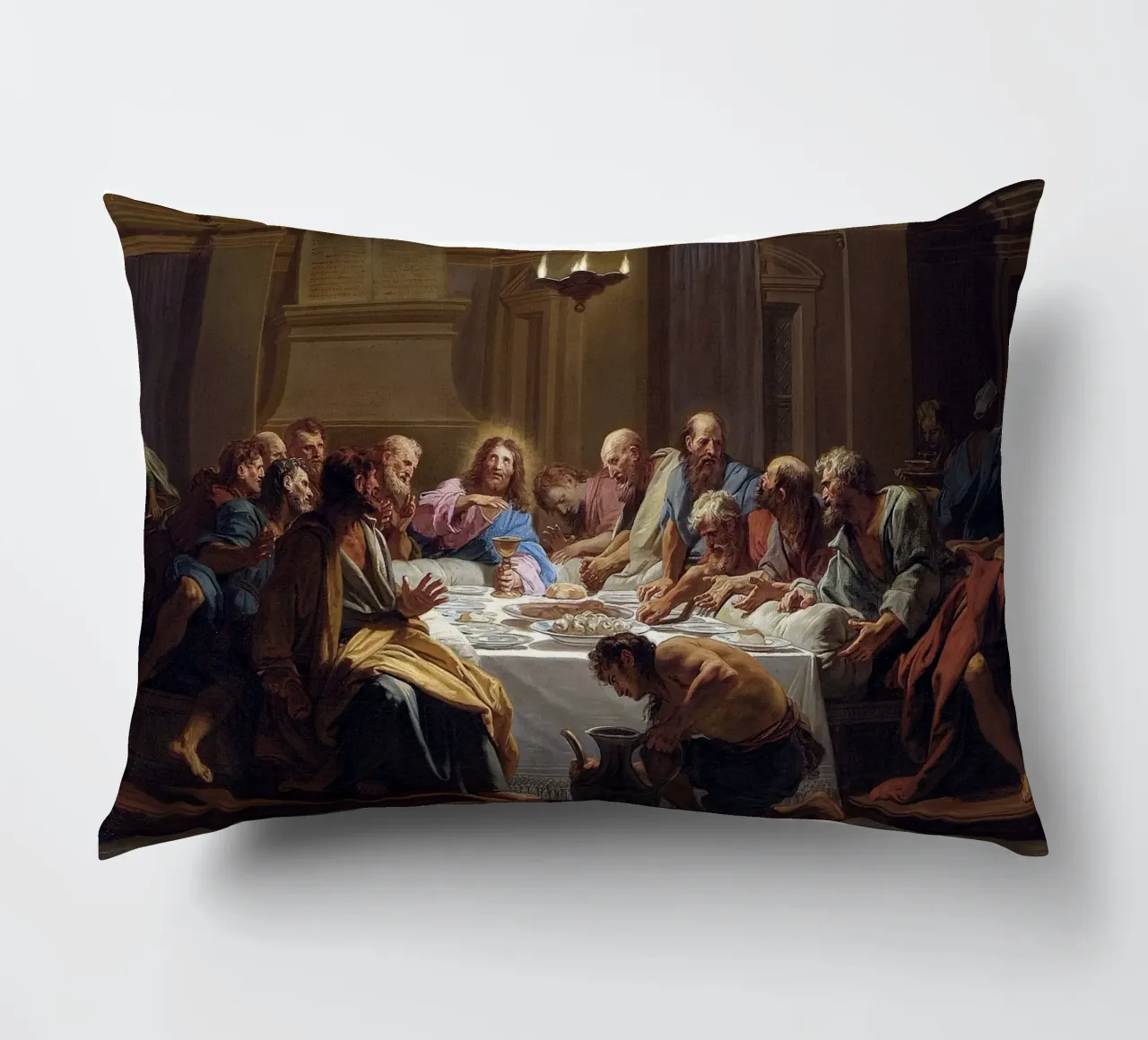 Last Supper 1704 cuscino da apoloprints