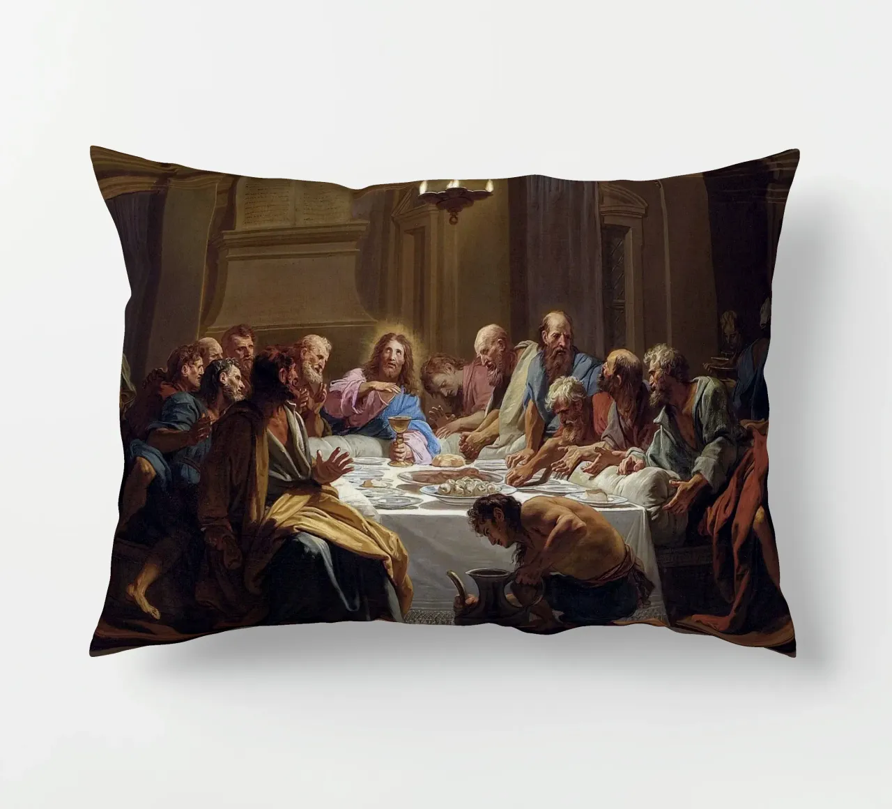 Last Supper 1704 cuscino da apoloprints