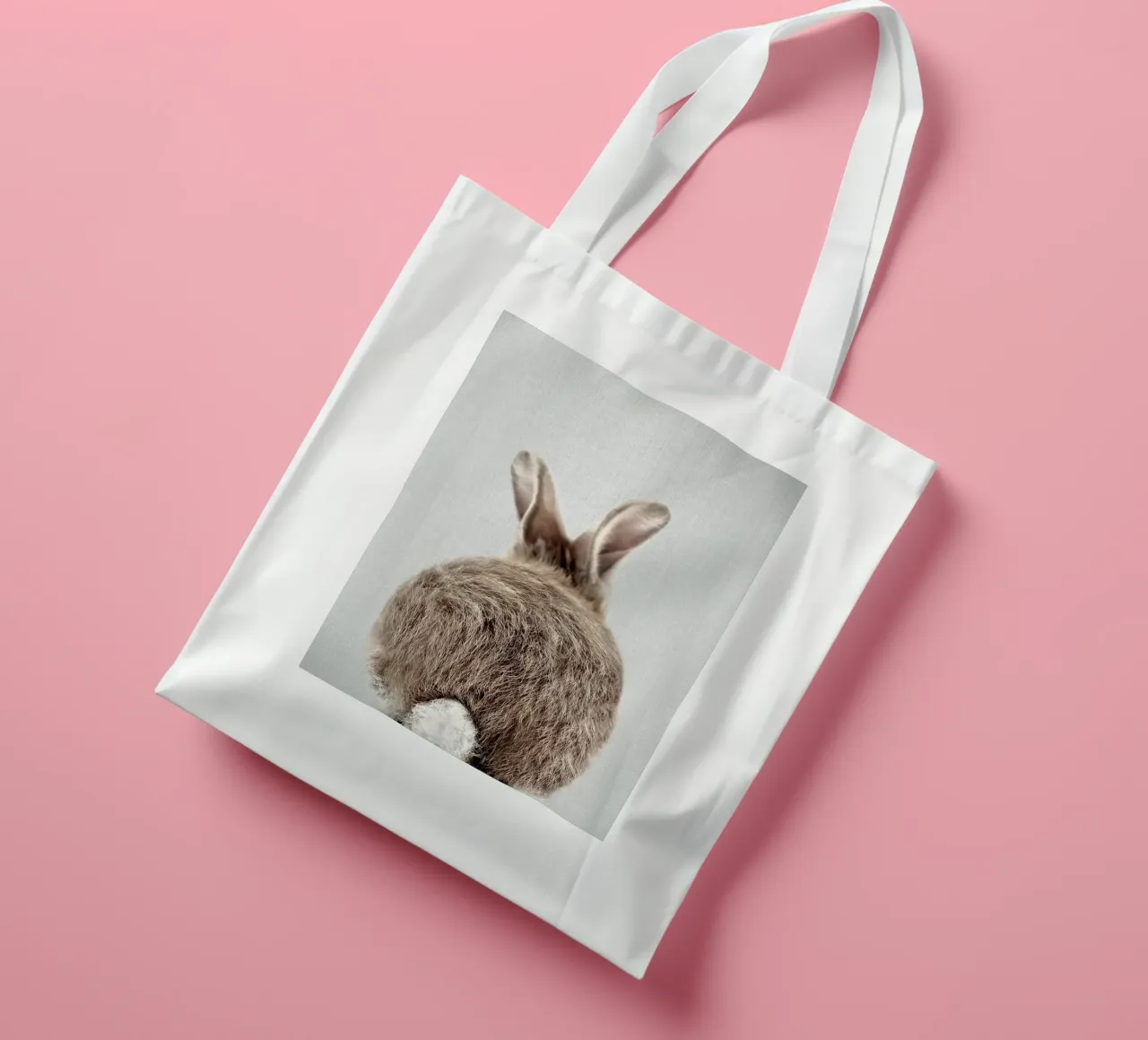 Coda di coniglio colorata borsa in juta da Eldon S Kiser