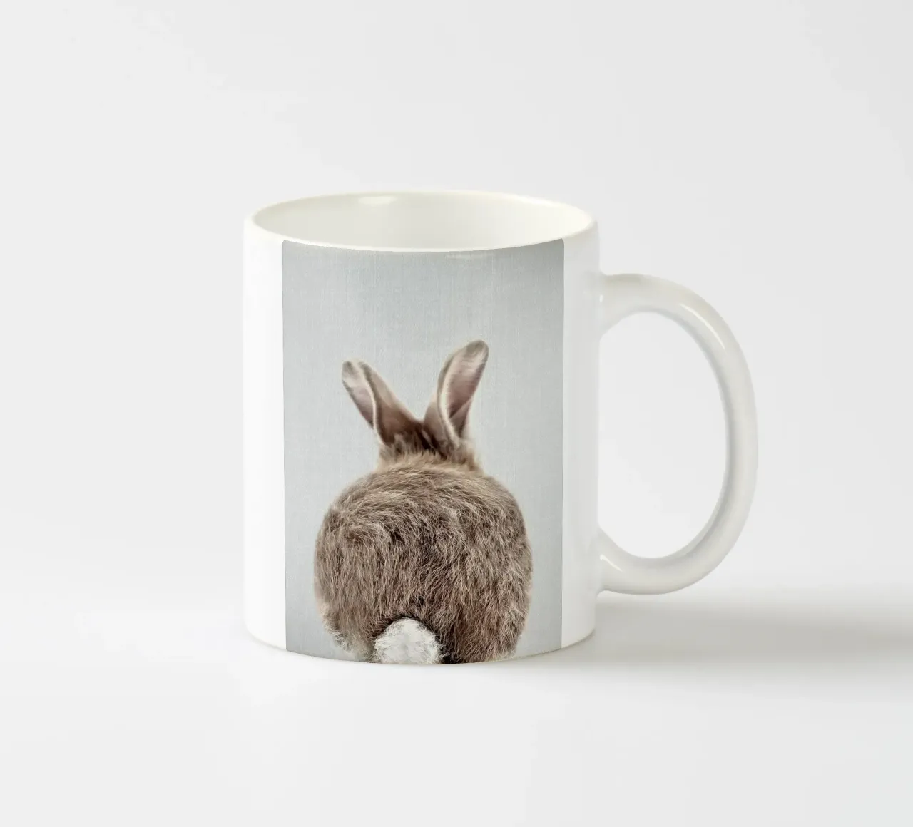 Coda di coniglio colorata tazza in ceramica da Eldon S Kiser