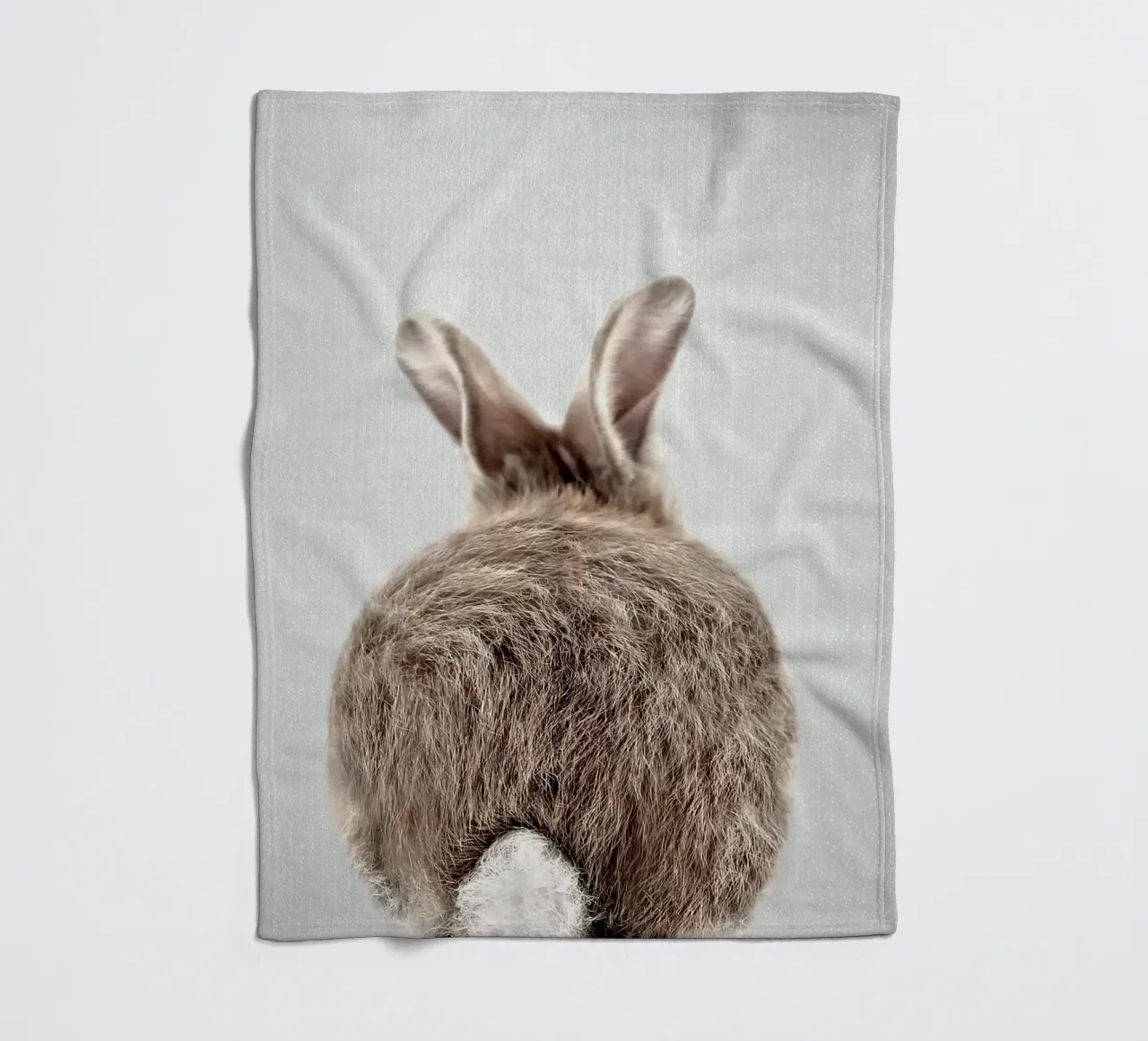 Coda di coniglio colorata coperta in pile da Eldon S Kiser