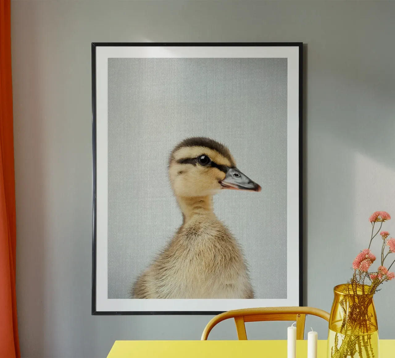 Anatroccolo colorato poster con telaio in plastica da Eldon S Kiser