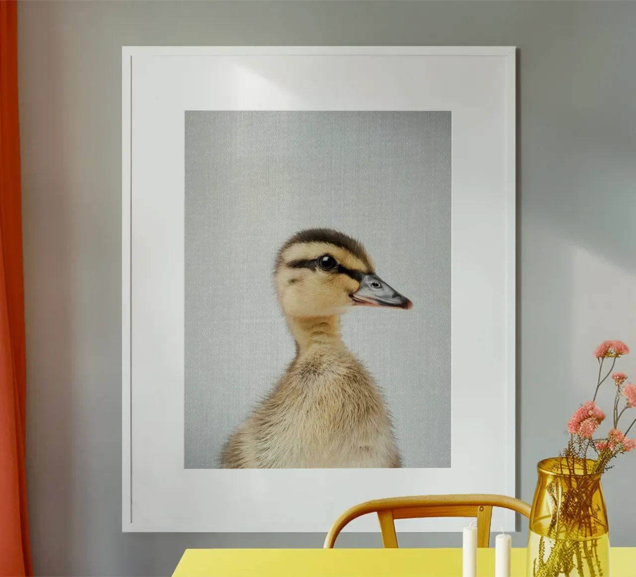 Anatroccolo colorato poster con telaio in plastica da Eldon S Kiser
