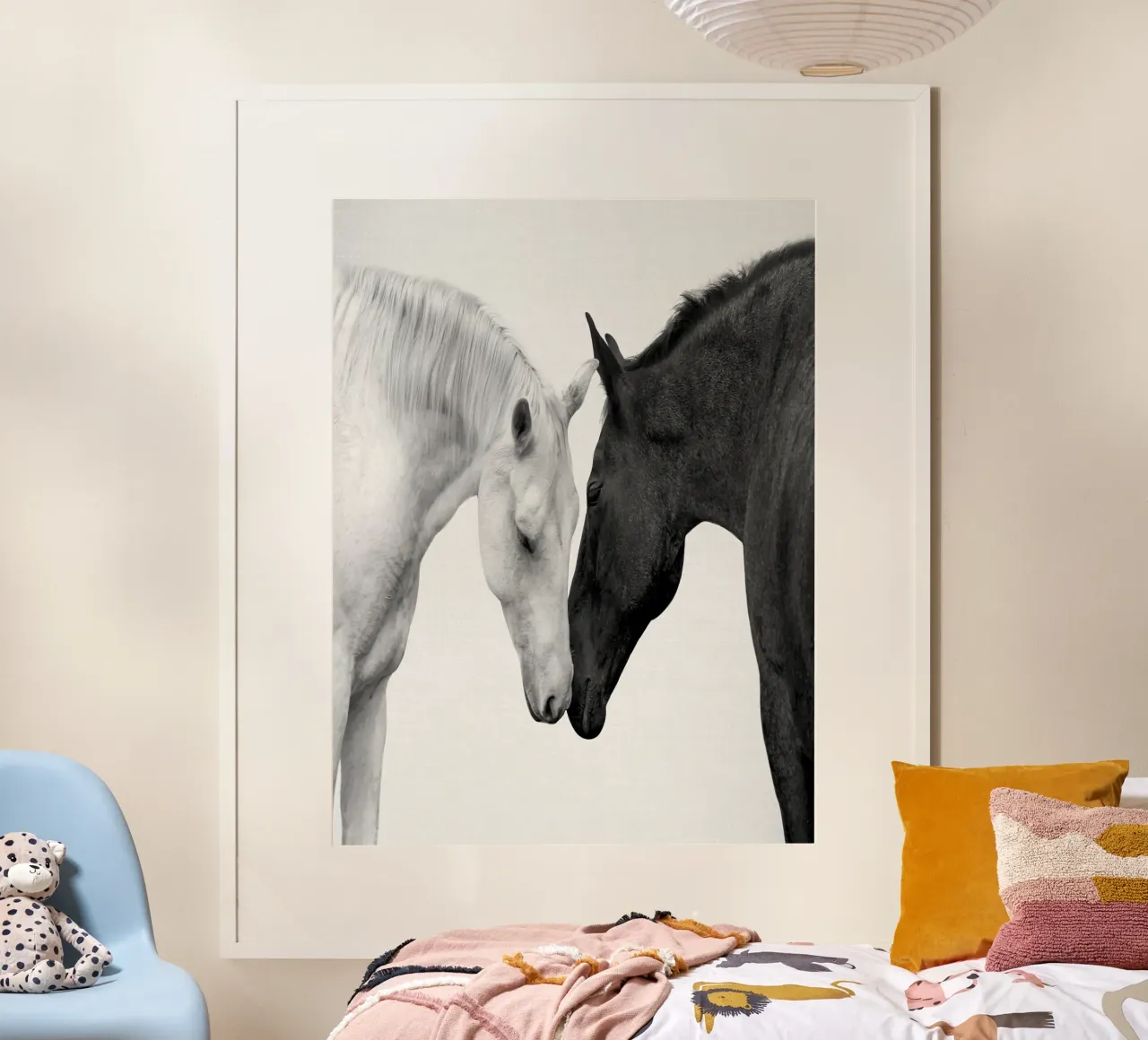 Romeo e Giulietta poster con telaio in legno da Eldon S Kiser