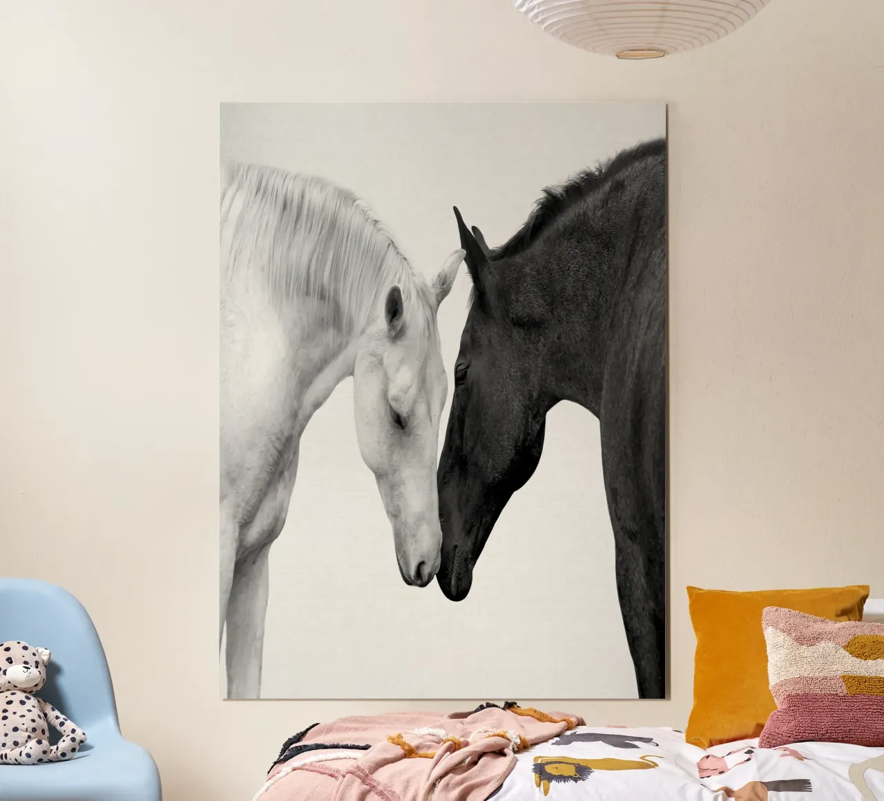 Romeo e Giulietta poster con telaio in legno da Eldon S Kiser
