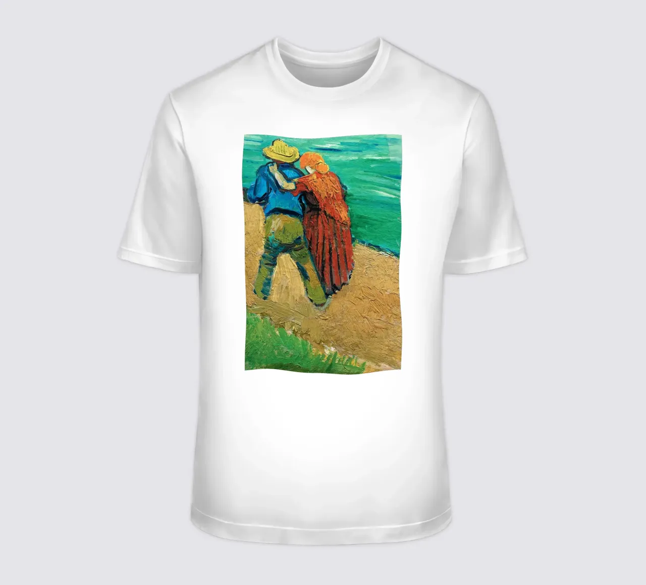 Van Gogh - Two Lovers in Arles (Fragment) t-shirt da apoloprints