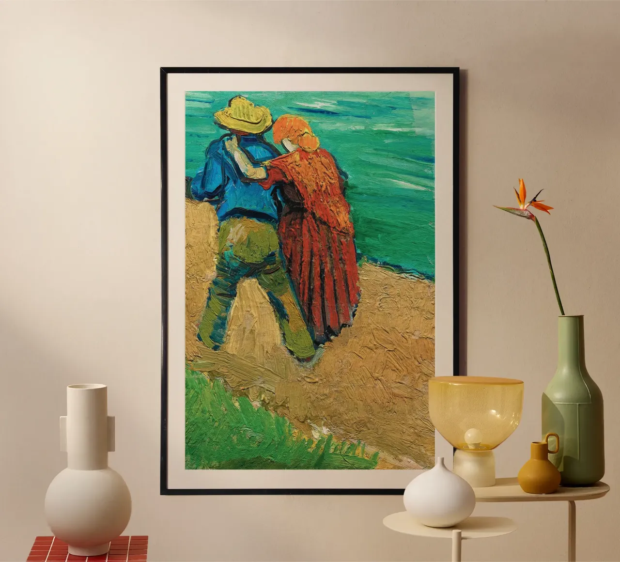 Van Gogh - Two Lovers in Arles (Fragment) poster da apoloprints