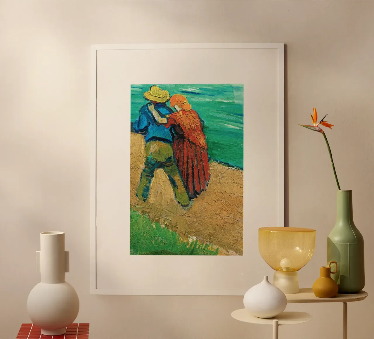 Van Gogh - Two Lovers in Arles (Fragment) poster da apoloprints