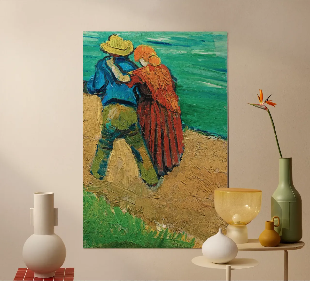 Van Gogh - Two Lovers in Arles (Fragment) poster da apoloprints