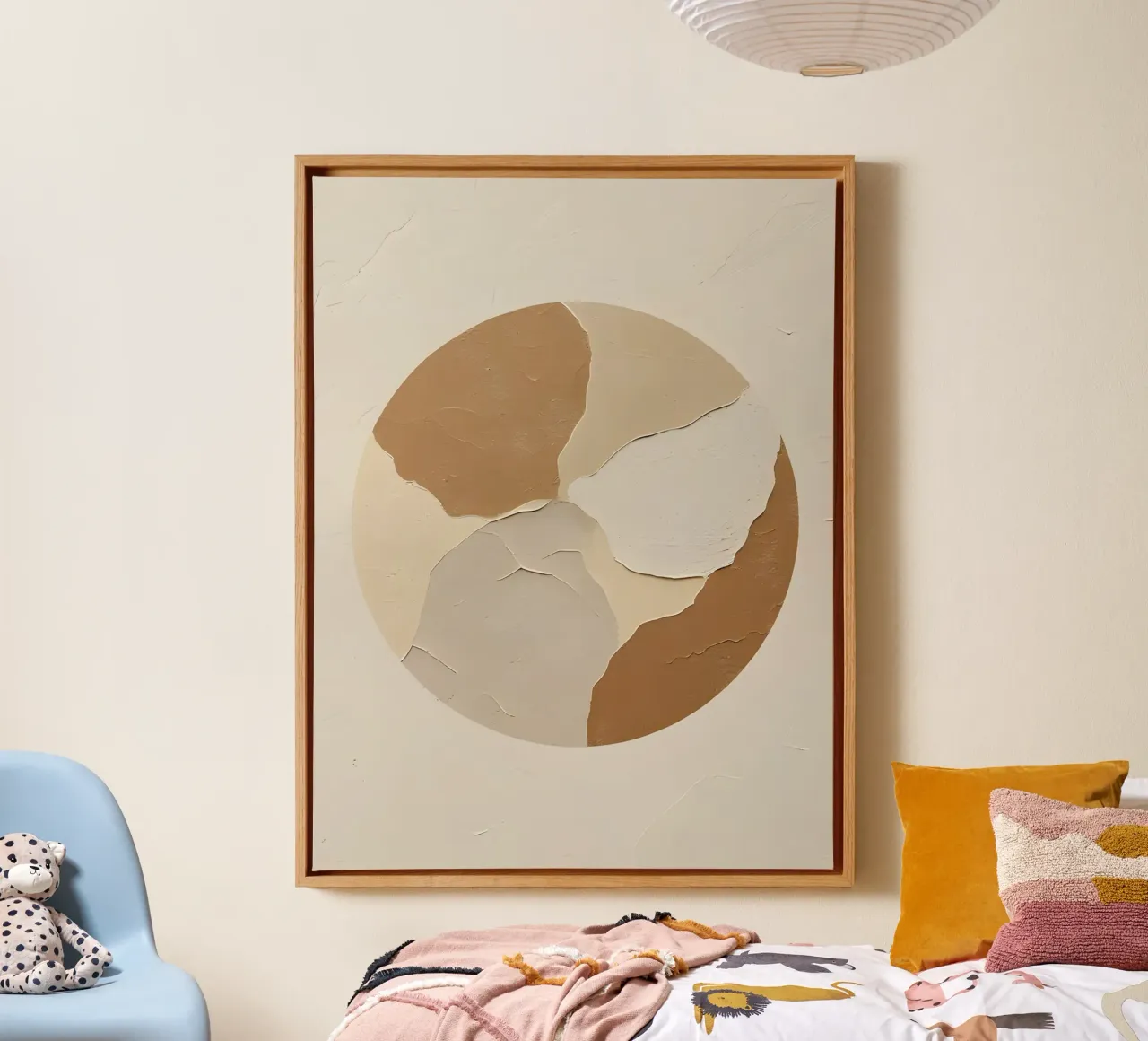 Imperfezione wabi-sabi tela con Cornice a cassetta da The Green Room