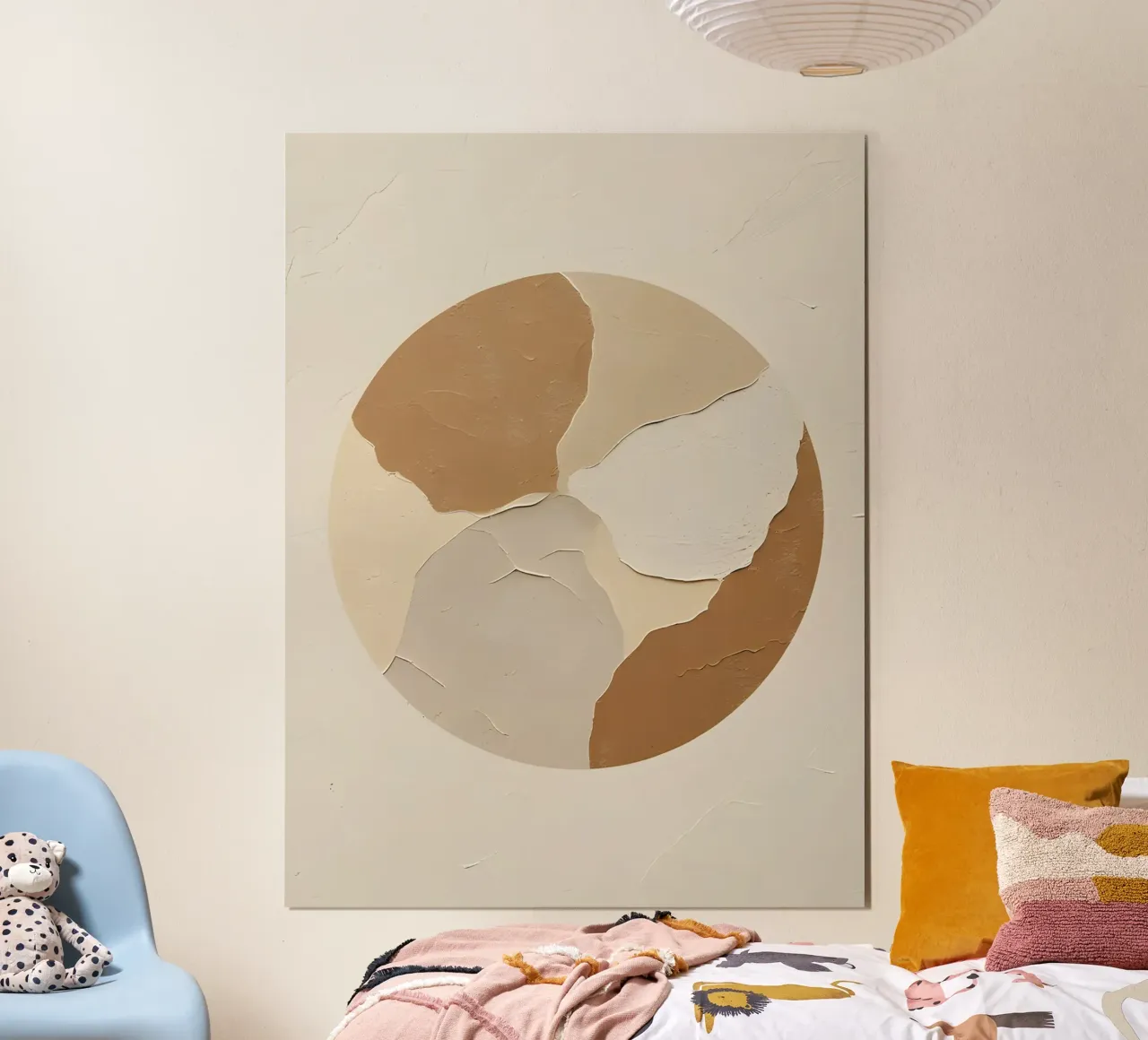 Imperfezione wabi-sabi poster con telaio in plastica da The Green Room