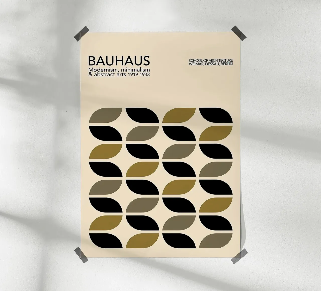 Bauhaus 1919-1923 poster da Brooke