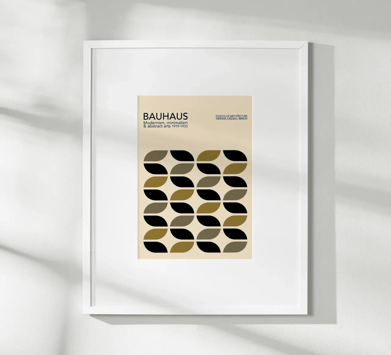 Bauhaus 1919-1923 poster da Brooke