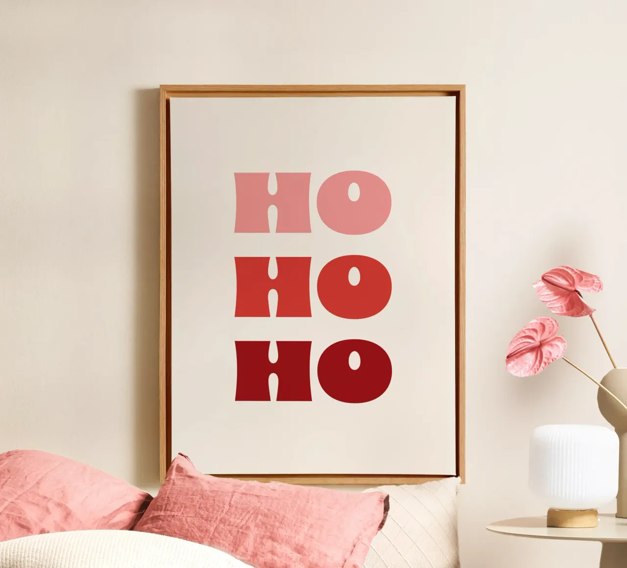 Ho Ho Ho canvas by we line studio - art