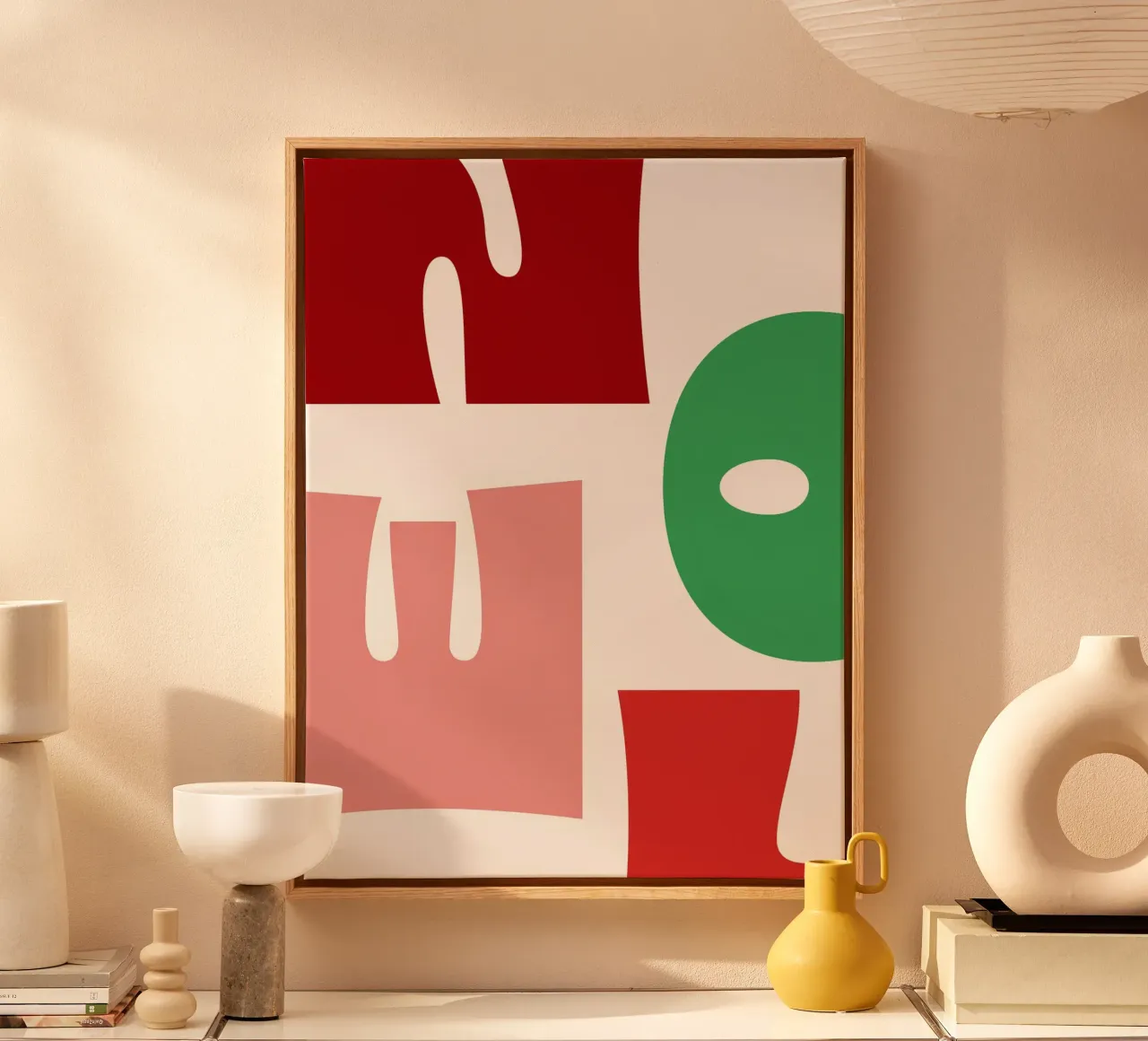 Noel tela con Cornice a cassetta da we line studio - art