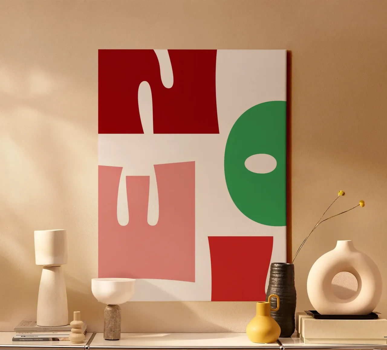 Noel tela con Cornice a cassetta da we line studio - art