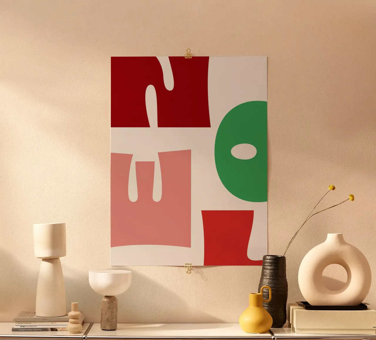 Noel poster con telaio in alluminio da we line studio - art
