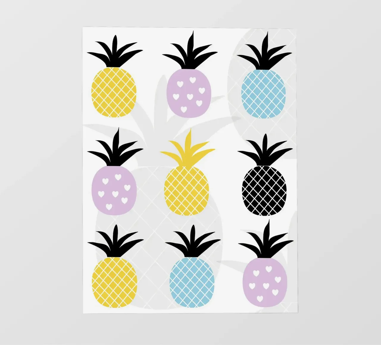 L'amore per l'ananas pellicola backlit da Amanda Studio