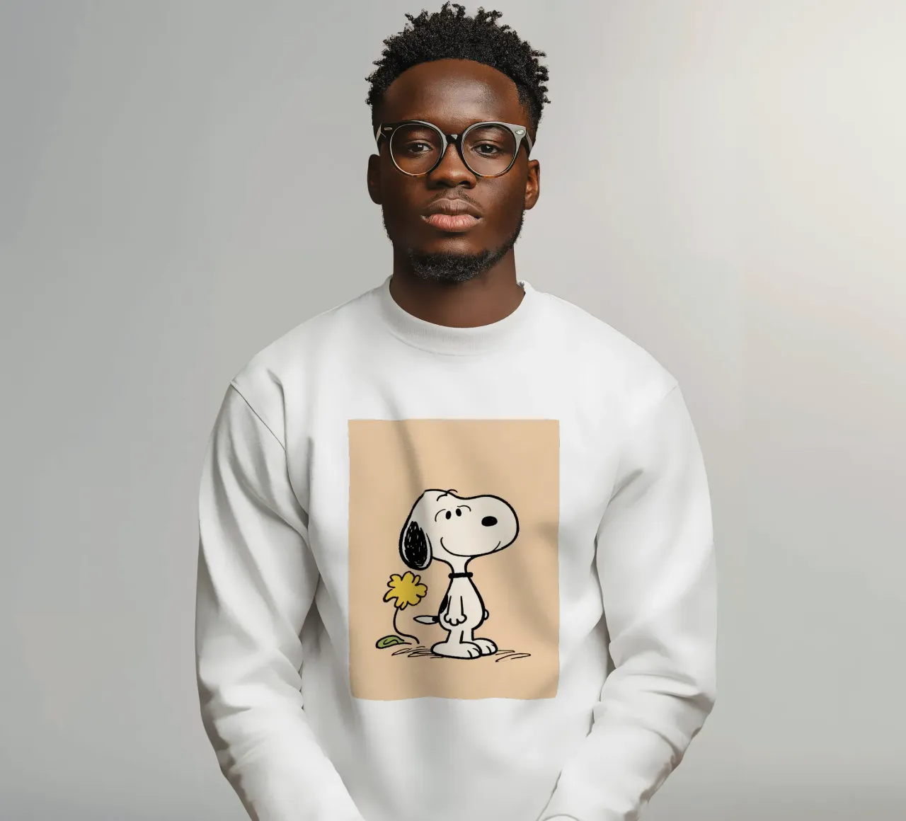 Funny Snoopy felpa da knowledge