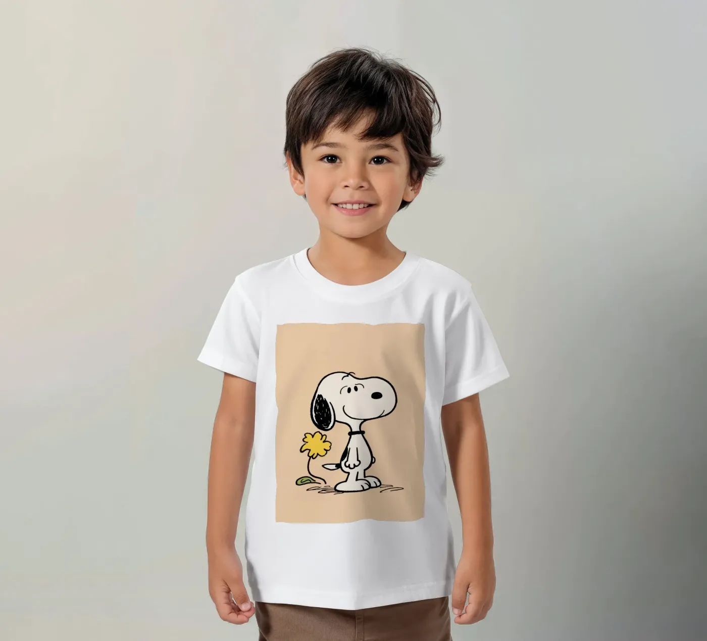 Funny Snoopy t-shirt bambini da knowledge