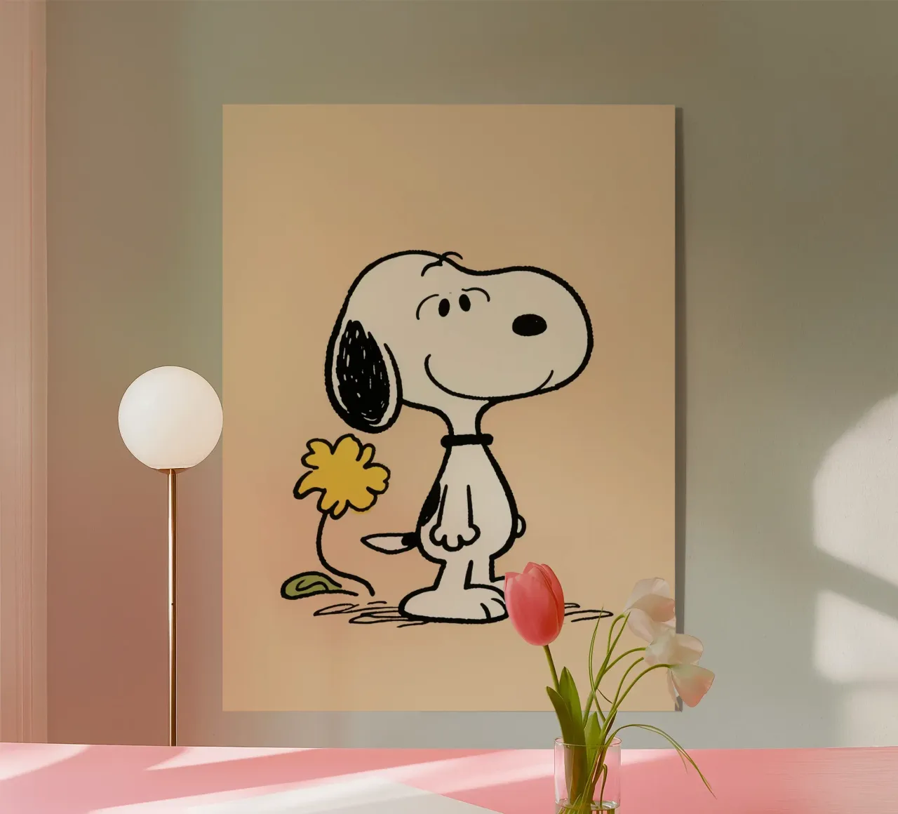 Funny Snoopy plexiglass da knowledge